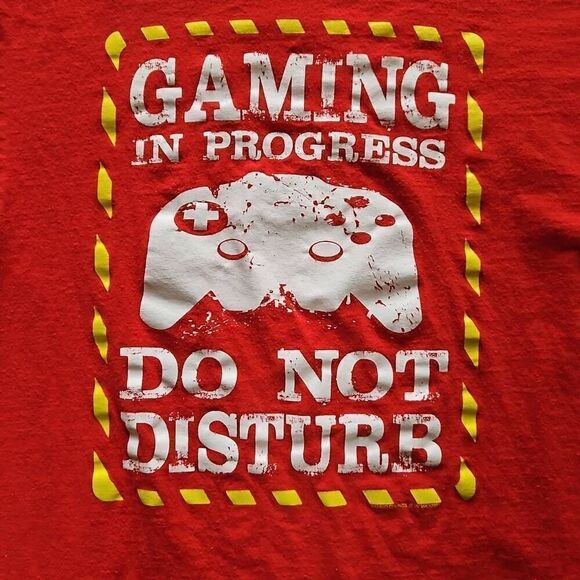 Audio Council Gaming in Progress T-Shirt Red Large - Picture 4 of 6